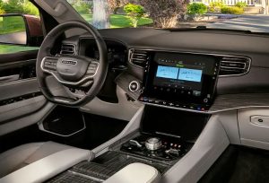Interior of a 2023 Wagoneer near Anderson, IN