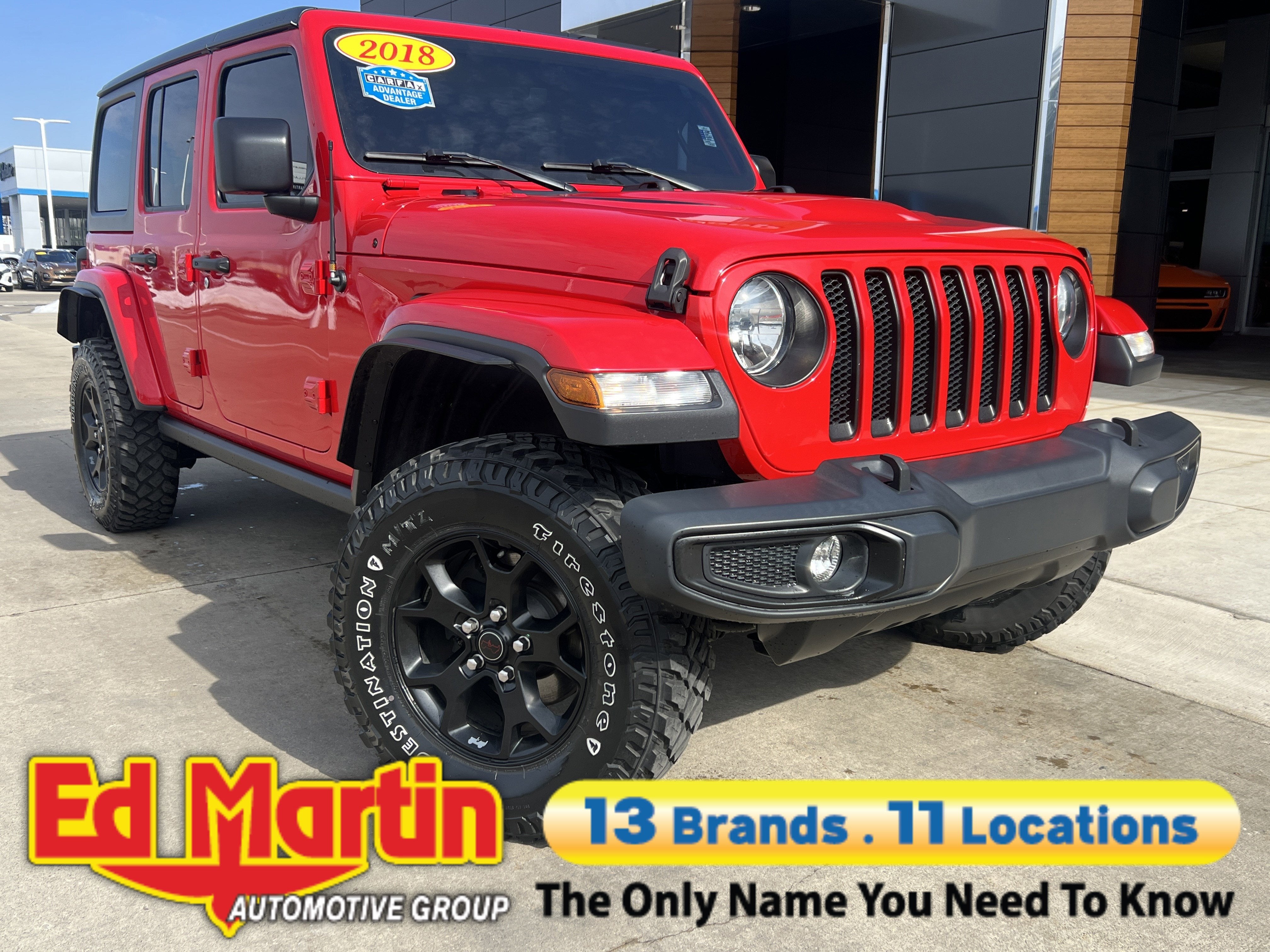 2018 Jeep Wrangler Unlimited Sahara