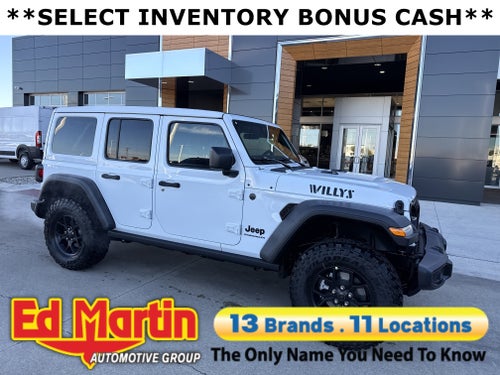 2026 Jeep Wrangler Willys 4 Door 4x4