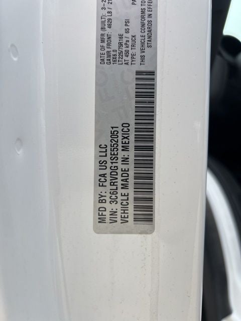 2025 RAM ProMaster 2500 High Roof 159 WB