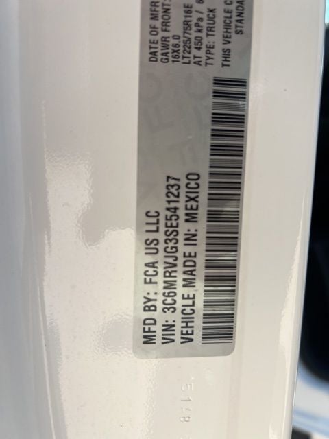 2025 RAM ProMaster 3500 High Roof 159 WB