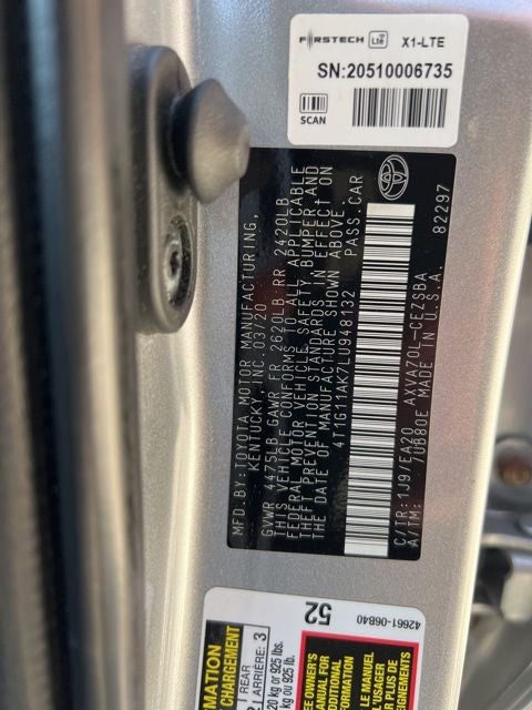 2020 Toyota Camry SE