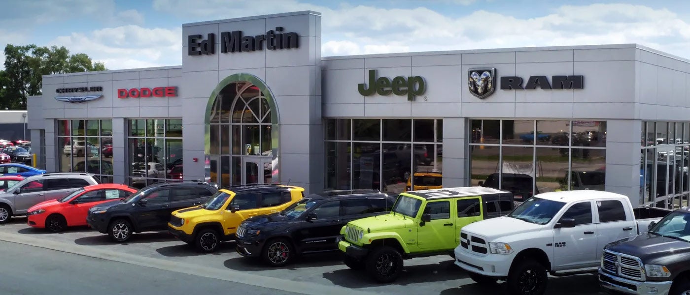 Ed MArtin Chrysler Dodge Jeep RAM dealership near Noblesville, Indiana