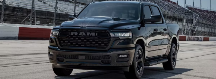2026 Ram 1500 towing a trailer in Central Indiana at Ed Martin Chrysler Dodge Jeep Ram