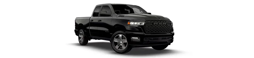 2026 RAM 1500 Express with 20-inch wheels and body-color bumpers and grille