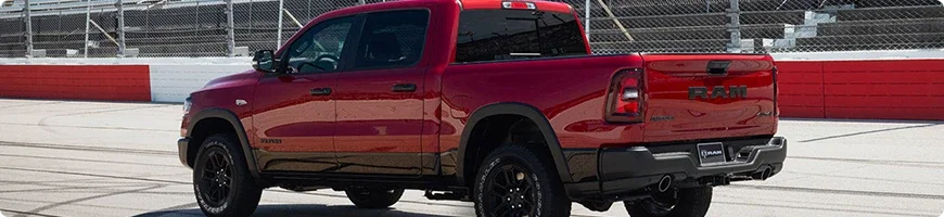 2026 RAM 1500 interior technology, including the Uconnect display and driver-assistance features