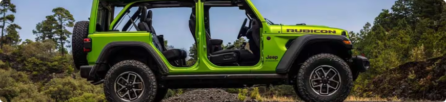 2026 Jeep Wrangler removable doors and soft top compared with the Ford Bronco