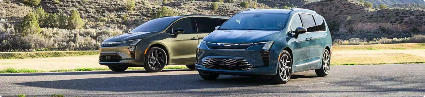 2027 Chrysler Pacifica trims and 2026 Toyota Sienna grades