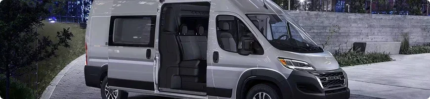 2025 RAM ProMaster Uconnect 5 equipment and driver-assistance safety features