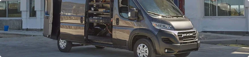 RAM ProMaster front-wheel drive low cargo floor and low step-in height