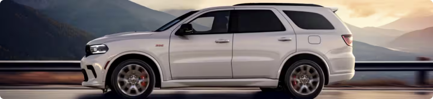 2026 Dodge Durango three rows folded flat for cargo space
