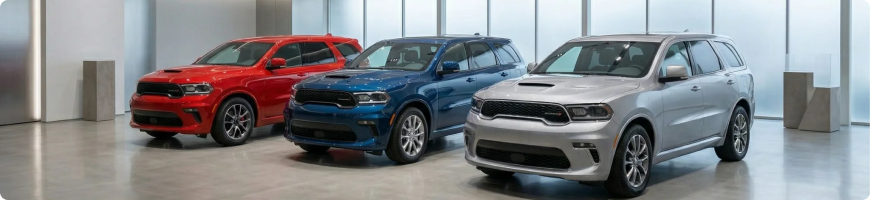 2026 Dodge Durango trims from GT to GT Premium AWD HEMI V8
