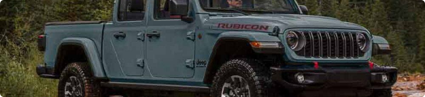 2026 Jeep Gladiator trims from Sport to Rubicon X