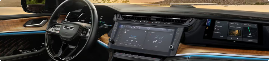 2026 Jeep Grand Cherokee L Uconnect 5 touchscreen, McIntosh audio and driver-assistance technology