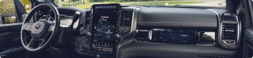 2026 RAM 2500 Uconnect touchscreen and driver-assist technology