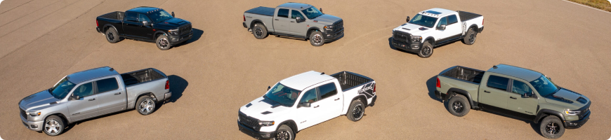 2026 RAM 2500 trims from Tradesman to Limited Longhorn