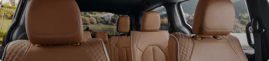 2027 Chrysler Pacifica Stow ’n Go seats folded flat into the floor for cargo